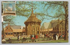 Thailand Pavilion  Worlds Fair 1964-1965 Peace Through Understanding Postcard - £11.15 GBP