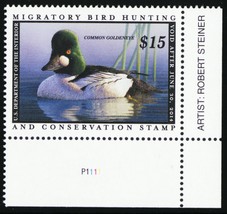 RW80, Mint NH Superb $15 Federal Duck Stamp PSE Graded 98 * Stuart Katz - £75.66 GBP