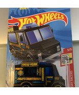 2021 Hot Wheels #48 Holiday Racers-2021 New Years 3/5 QUICK BITE Black w... - $11.76