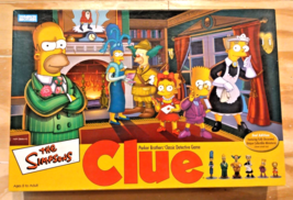The Simpsons Clue Board Game 2002 Parker Brothers By Hasbro 2nd Edition Complete - $21.97