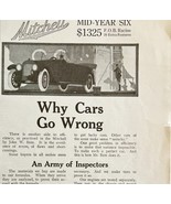 1916 Mitchell Mid Year Six Automobile Advertisement Why Cars Go Wrong LG... - €17,96 EUR