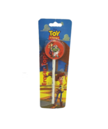 DISNEY TOY STORY WOODY + BUZZ ERASER TOPS PENCIL NEW IN PACKAGE COLLECTABLE - £22.72 GBP