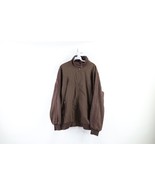 Vintage Nike Air Jordan Mens XL Faded Lined Heavyweight Bomber Jacket Brown - $112.48 CAD