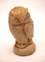 Owl Bird Resin Figurine Shadow Box Shelf Mexico Unknown Maker - $9.89