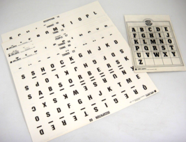 Wheel of Fortune 96 Puzzle Phrases and Wipe Off Alphabet Chart Replacement 1987 - £7.88 GBP