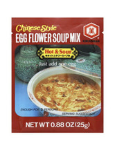 Kikkoman Chinese Style Egg Flower Soup Mix Hot Sour 0.88 Oz (Pack Of 4) - $49.49