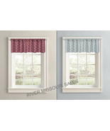 Diamonds Textured Fabric Window Valance 60&quot; x 14&quot; Color Choices, Modern ... - £13.45 GBP