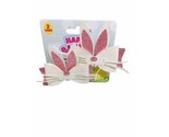 Happy Easter Bunny Tail  Bows Girls Boutique Baby Easter Bunny Ears 3.5 ... - £11.77 GBP