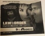 Law &amp; Order Special Victims Unit Tv Guide Print Ad Christopher Meloni TPA11 - $5.93