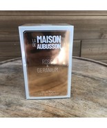 La Maison De Aubusson Rose &amp; Geranium 3.4oz EAU DE PARFUM New&amp; Sealed - £29.98 GBP