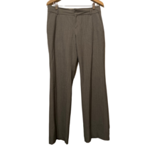 Banana Republic Womens Martin Dress Career Pants Gray Stripe Zip Wool Bl... - $18.80