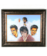 Untitled (5 Images of Elvis Presley) By Anthony Sidoni 2005 Signed Oil P... - $69,379.42 MXN