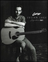 Julian Lage Signature Collings OM1 acoustic guitar advertisement 2019 ad print - £3.38 GBP