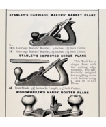 1900 Stanley Tools Carriage Makers Rabbet Plane Advertisement Victorian ... - $19.99