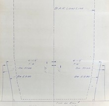 1984 Railroad Bangor Aroostook Blueprint  East Millinocket Clearances N2... - $84.36