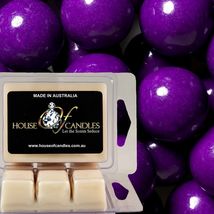 Grape Bubblegum Eco Soy Wax Candle Wax Melts Clam Packs Hand Poured Vegan - £10.98 GBP+