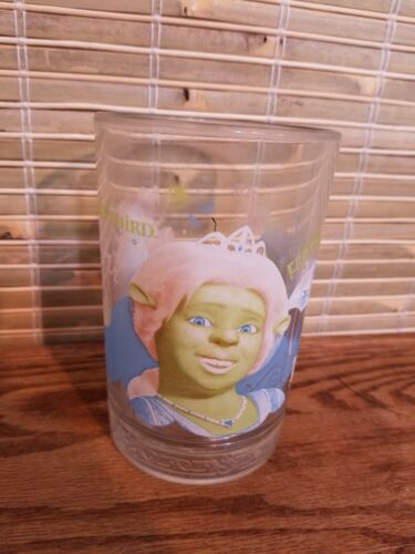 DECORATIVE MCDONALD&#39;S SHREK THE THIRD FIONA GLASS (Collectible) B-25 - $5.87