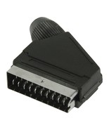 Scart Connector Scart Male (Black) - €2,81 EUR