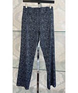 SPORTMAX Navy Straight Leg Flat Front Trouser Style#21370149 Sz 12 $595 NWT - $296.90