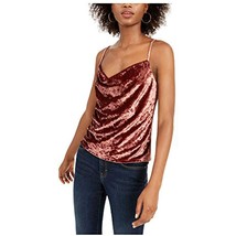 MSRP $49 LEYDEN Womens Maroon Spaghetti Strap Cowl Neck Tank Top Size Large - $22.77