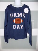Berkley Jensen Mommy &amp; Me Game Day Football Soft Sweater Size 7/8 Girl's... - $24.00