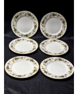 Vintage ROYAL DOULTON 8" Salad Plate LARCHMONT Pattern - Set Of 6 - England - €24,63 EUR