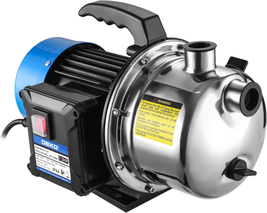 Shallow Well Pump with Pressure Tank: DEKOPRO 1.2HP Water Jet Pump with Sprinkle - $183.42