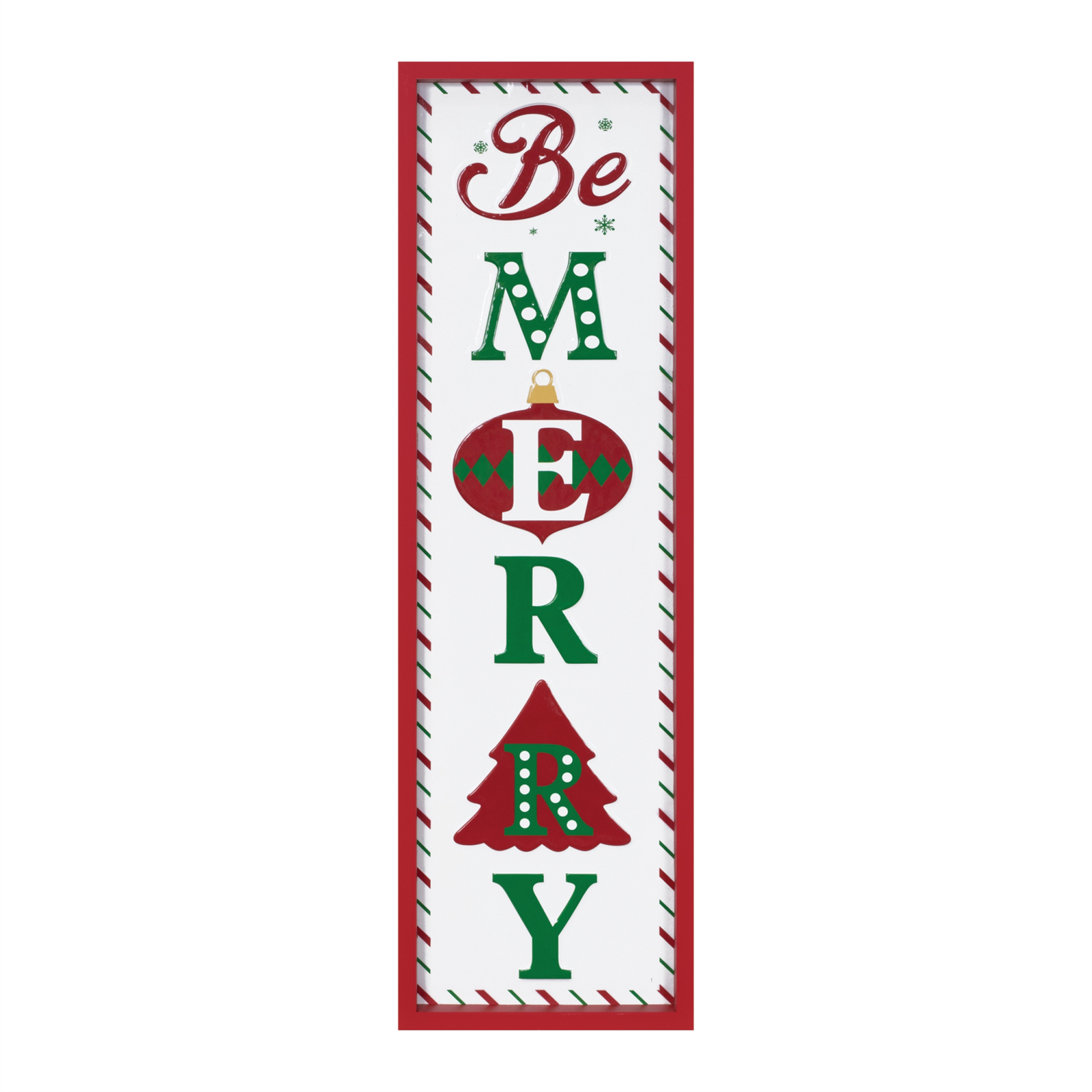 Metal Be Merry Sentiment Sign 30&quot;H - $59.81