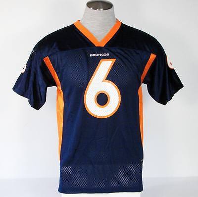 Primary image for Reebok Denver Broncos Blue Jay Cutler #6 Jersey Youth Boy's NWT