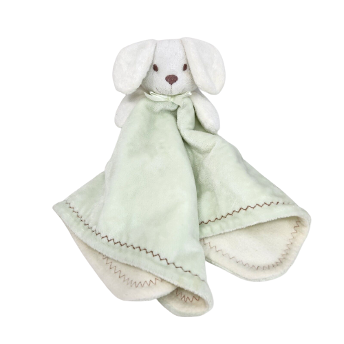 Primary image for BLANKETS + BEYOND BUNNY RABBIT GREEN SECURITY BLANKET STUFFED ANIMAL PLUSH SOFT