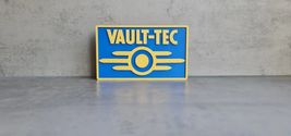 Fallout Vault Tec Logo Sign 3D Printed Plaque Wall Art Decor Gaming Room... - $13.72