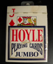 Hoyle Official Playing Cards Jumbo No 1202 Blue Box Nevada Finish Sealed Deck - $6.99