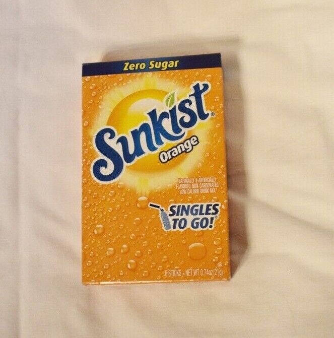 Sunkist Soda Orange Singles To Go Drink Mix  0.74 OZ 6 CT - $13.32