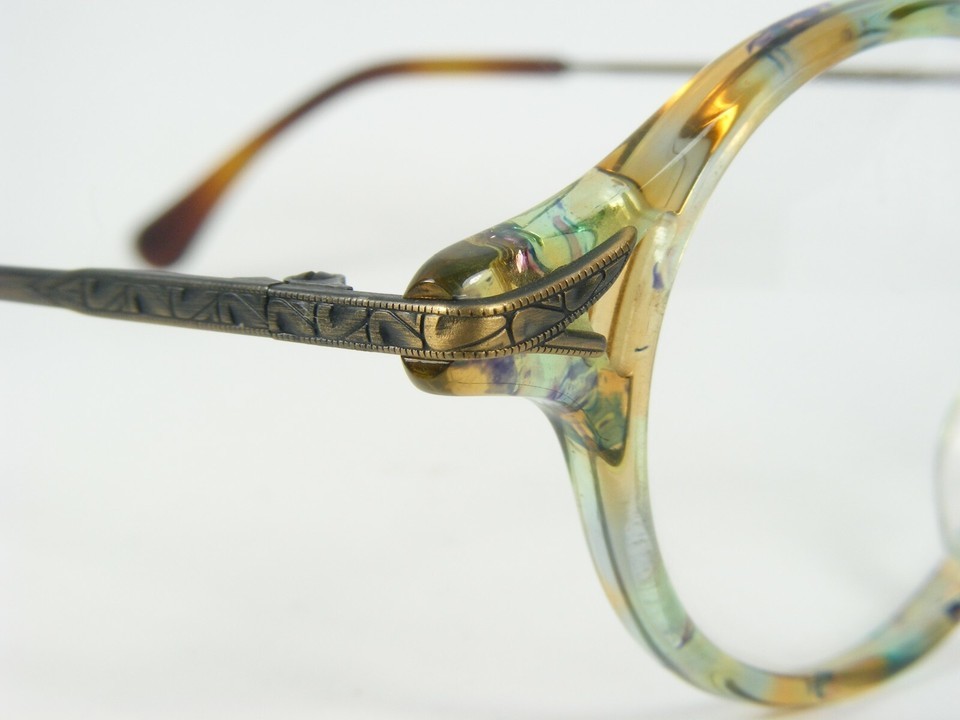 Vintage LE CLUB Actif RAY 44 678 MULTICOLOR EYEGLASSES GLASSES 44-14-140mm Italy Item image 6