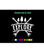 EXPLORE Outside Nature Parks Wildlife Sticker Vinyl Decal CHOOSE SIZE COLOR - $61.36 MXN+