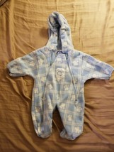 Lullaby Club - Hooded Paw Print Winter Coverall Size 3/6 months     IR1 - £7.03 GBP