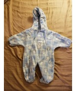 Lullaby Club - Hooded Paw Print Winter Coverall Size 3/6 months     IR1 - £6.92 GBP