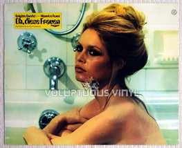Les femmes (1969) - Original German Lobby Card - Brigitte Bardot In Bathtub - $50.00