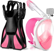 (Small) Snorkeling Package, Full Face Snorkel Mask for Adults &amp; Youth with Camer - £39.18 GBP+
