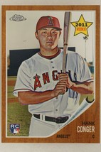 Hank Conger 2011 Topps Heritage Chrome C115 825/1962 Angels Baseball - $1.97