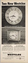 1956 Print Ad Westclox Electric Walls Clocks &amp; Alarm LaSalle-Peru,Illinois - £12.20 GBP