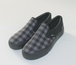 Mudd Shoes Checkered Pattern Black Purple - £15.86 GBP