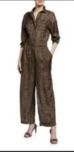 Nwt $ 4295 Brunello Cucinelli Silk Floral Print Utility Jumpsuit Sz M - £798.40 GBP