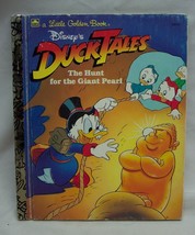Walt Disney Duck Tales The Hunt For The Giant Pearl A Little Golden Book 1987 - £11.89 GBP