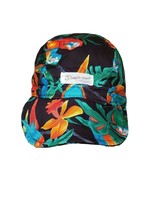 Vintage Hat Hawaiian Parrot Tropical Fresh Prince 90s Floral Sea Urchin Hibiscus - £10.09 GBP
