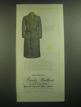 1945 Brooks Brothers All-Wool Dressing Gown Ad - Through all the years - £14.54 GBP