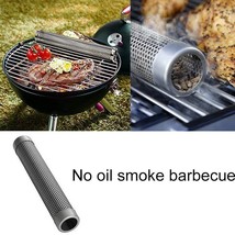 TEENRA 6/12In Stainless Steel BBQ Smoking Mesh Pipe Round Sqaure Pellet Smoker - £12.60 GBP+