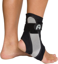 Aircast A60 Ankle Support Brace, Left Foot, Black, Small (Shoe Size: Men&#39;S 4-7 / - £35.20 GBP