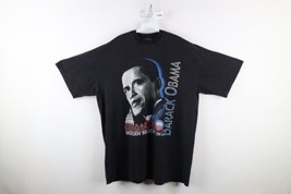 Vintage Y2K Mens 4XL Faded Spell Out President Barack Obama Rap Tee T-Shirt - £34.92 GBP