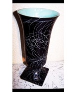 Vintage Gilner or McCoy Vase Chromoveil Pottery Spiderweb String Drizzle... - $1,019.33 MXN